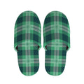 St. Patrick's Day Tartan Print Slippers
