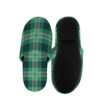 St. Patrick's Day Tartan Print Slippers