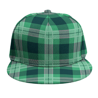 St. Patrick's Day Tartan Print Snapback Cap