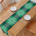 St. Patrick's Day Tartan Print Table Runner
