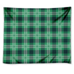 St. Patrick's Day Tartan Print Tapestry