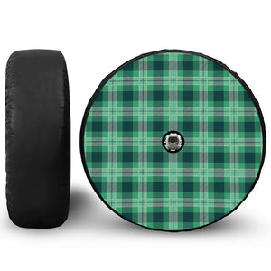 St. Patrick's Day Tartan Print Tire Cover With Camera Hole