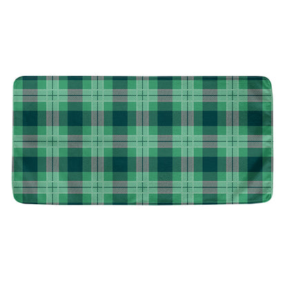 St. Patrick's Day Tartan Print Towel
