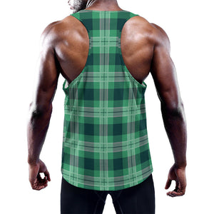 St. Patrick's Day Tartan Print Training Tank Top