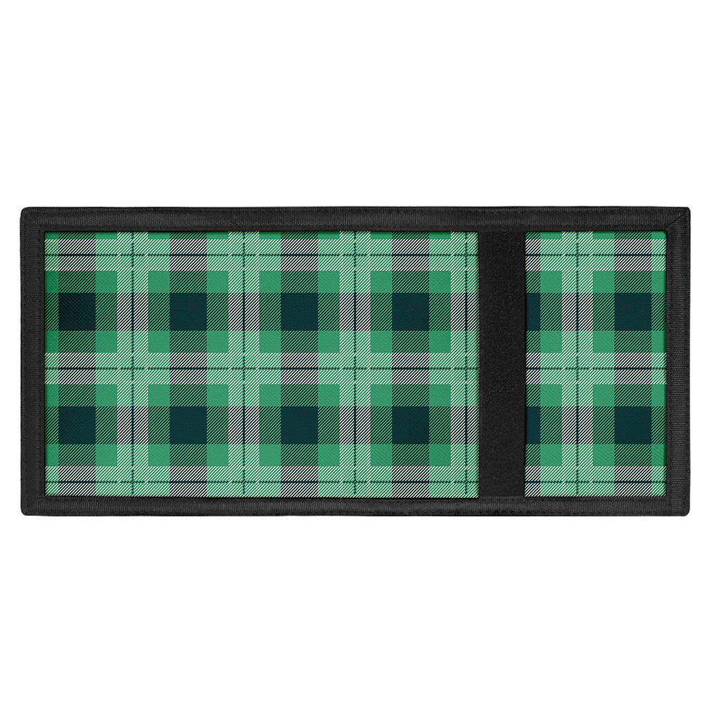 St. Patrick's Day Tartan Print Trifold Wallet