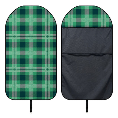 St. Patrick's Day Tartan Print Waterproof Car Seat Cover