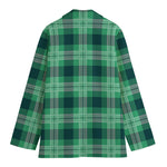 St. Patrick's Day Tartan Print Women's Blazer