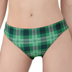 St. Patrick's Day Tartan Print Women's Panties