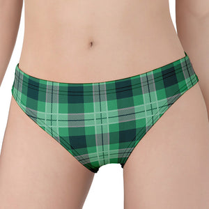 St. Patrick's Day Tartan Print Women's Panties