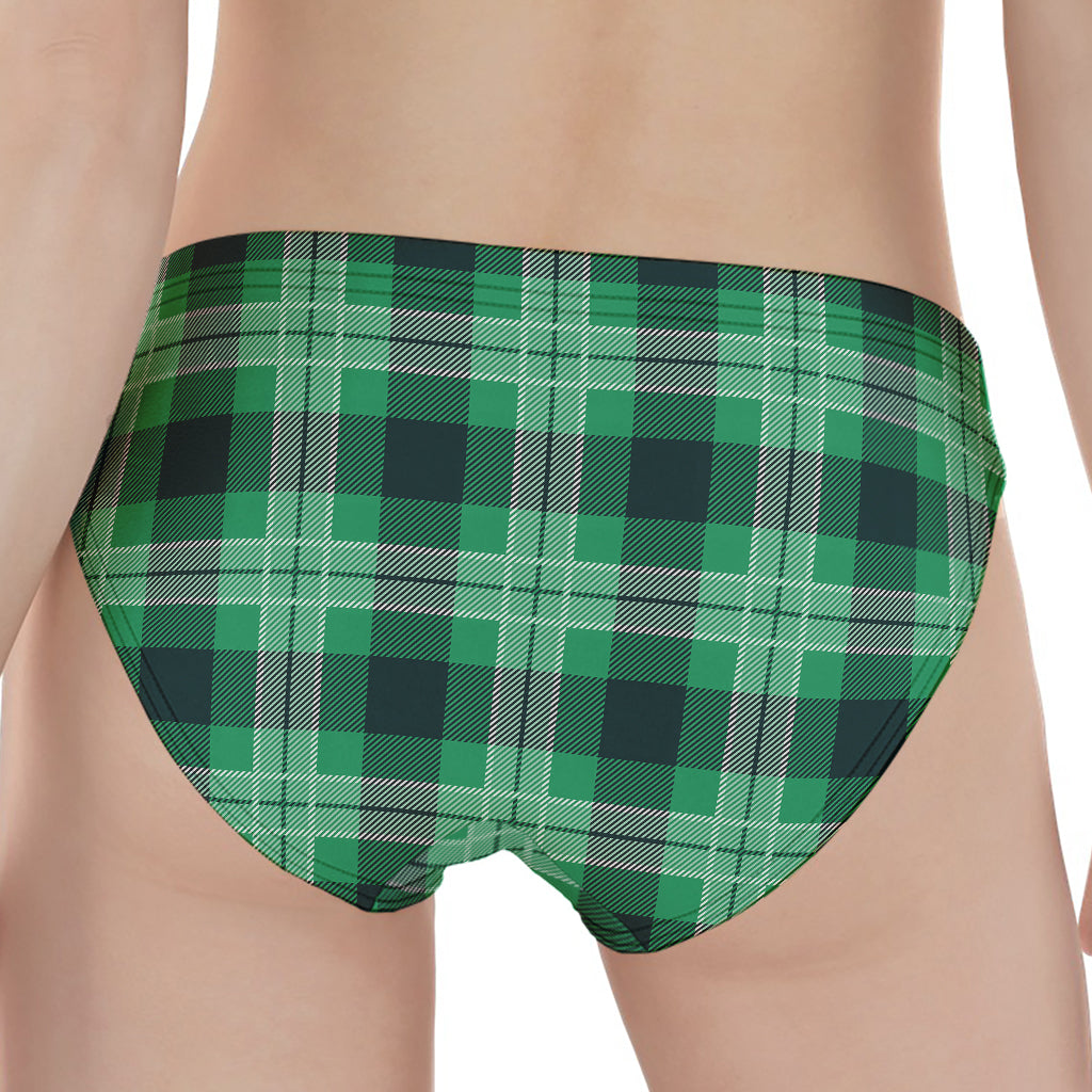 St. Patrick's Day Tartan Print Women's Panties