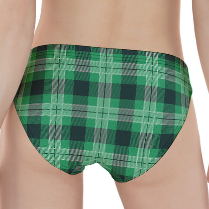 St. Patrick's Day Tartan Print Women's Panties