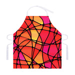 Stained Glass Mosaic Pattern Print Adjustable Apron