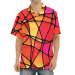 Stained Glass Mosaic Pattern Print Aloha Shirt