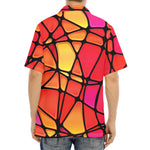 Stained Glass Mosaic Pattern Print Aloha Shirt
