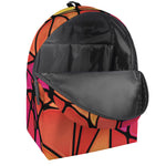 Stained Glass Mosaic Pattern Print Backpack