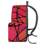 Stained Glass Mosaic Pattern Print Backpack
