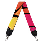 Stained Glass Mosaic Pattern Print Bag Strap