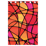 Stained Glass Mosaic Pattern Print Curtain
