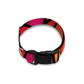 Stained Glass Mosaic Pattern Print Dog Collar
