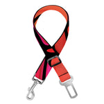 Stained Glass Mosaic Pattern Print Dog Seat Belt