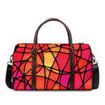 Stained Glass Mosaic Pattern Print Duffle Bag
