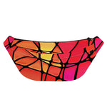 Stained Glass Mosaic Pattern Print Fanny Pack