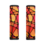 Stained Glass Mosaic Pattern Print Handle Covers