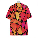 Stained Glass Mosaic Pattern Print Hawaiian Shirt