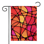Stained Glass Mosaic Pattern Print House Flag