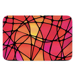 Stained Glass Mosaic Pattern Print Indoor Door Mat