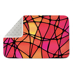 Stained Glass Mosaic Pattern Print Indoor Door Mat