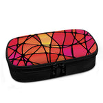 Stained Glass Mosaic Pattern Print Insulin Cooler Travel Case