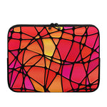 Stained Glass Mosaic Pattern Print Laptop Sleeve