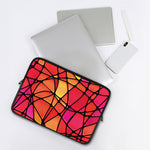 Stained Glass Mosaic Pattern Print Laptop Sleeve