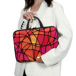 Stained Glass Mosaic Pattern Print Laptop Sleeve With Handle