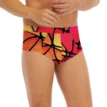 Stained Glass Mosaic Pattern Print Men's Briefs