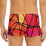 Stained Glass Mosaic Pattern Print Men's Short Boxer Briefs