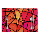 Stained Glass Mosaic Pattern Print Placemat