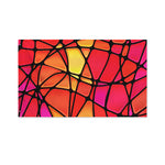 Stained Glass Mosaic Pattern Print Polyester Flag