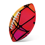 Stained Glass Mosaic Pattern Print Rugby Ball