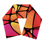 Stained Glass Mosaic Pattern Print Scarf