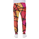 Stained Glass Mosaic Pattern Print Scuba Joggers