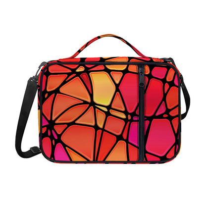 Stained Glass Mosaic Pattern Print Shoulder Strap Bible Bag