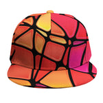 Stained Glass Mosaic Pattern Print Snapback Cap