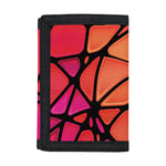 Stained Glass Mosaic Pattern Print Trifold Wallet