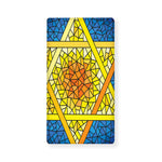 Stained Glass Star of David Print Baby Crib Sheet