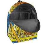 Stained Glass Star of David Print Backpack