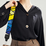 Stained Glass Star of David Print Bag Strap