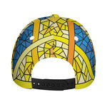 Stained Glass Star of David Print Baseball Cap