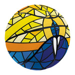 Stained Glass Star of David Print Basketball